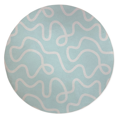 Squig Non-Slip Outdoor Rug