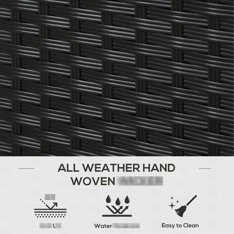 Deck Storage Box - Keep Your Outdoor Space Organized With , Tools & Towels, Black Bin For Garden Store In Extra