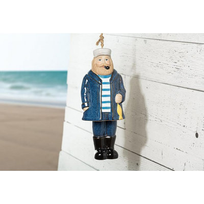 Fisherman Holding A Fish Wind Chimes