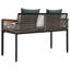 Poly Rattan Outdoor Bench-1324912485-1324912484