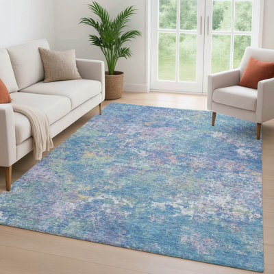 Premium Machine Washable Mayfield abstract Rug