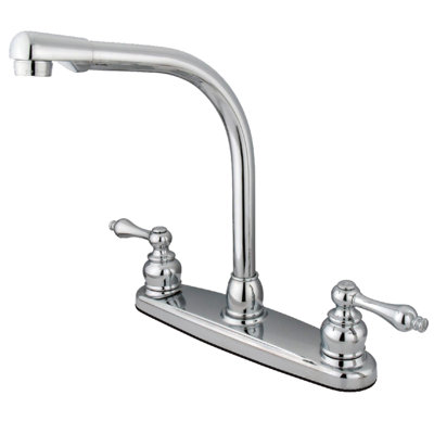 Kingston Brass Victorian Two-Handle 8" Centerset Kitchen Faucet