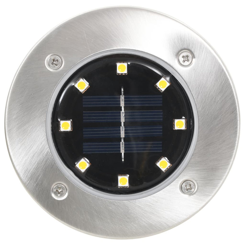 RGB Solar LED Ground Lights Multipack for Outdoor Pathways