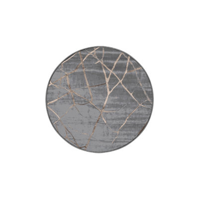 Machine Washable Gray Area Rug