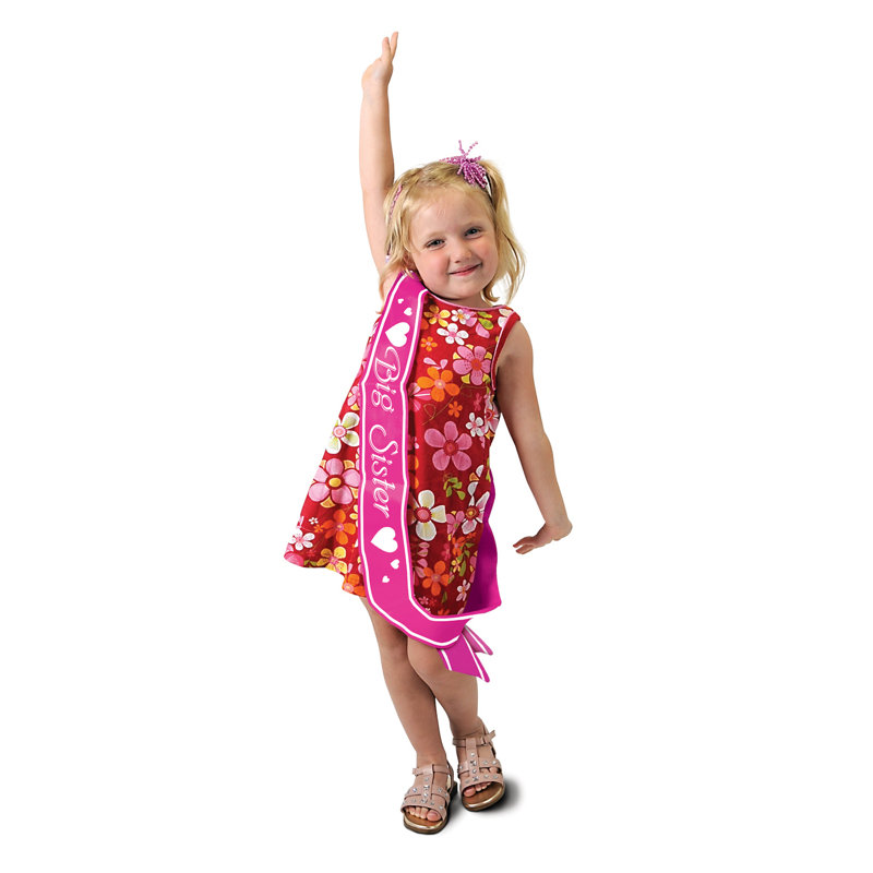 Ceinture en satin Big Sister - 27 po x 3 ½ po - paquet de 6