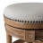 Maven Lane Pullman Backless Stool with Fabric Upholstery-128006621-128006617