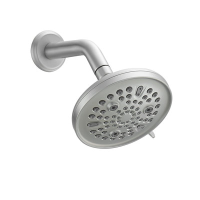 Modern 8-Spray Patterns With 1.8 GPM 6 In. Wall Mount Rain Fixed Shower Head