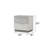 Mist Nightstand – Two-Tone High-Gloss Marble With Two Drawers, Velvet-Lined Interior, And A Compact Elegant Design