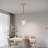 1-Light Pendant Light with Clear Wine Glass Shade, Hanging Pendant Light for Kitchen Island, Dining Room, Bedroom, Hallway-1380106131