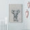 «Here Goes the Elephant II», reproduction sur toile