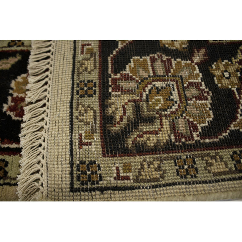 Tapis crème crème 4 x 6 Indo Kashan