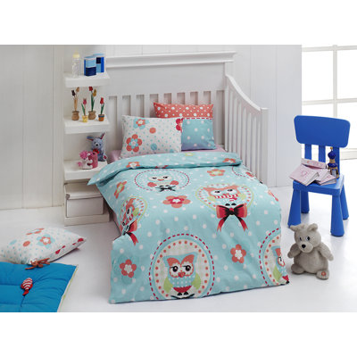 Corral Graphic Print & Text Duvet Cover Set with Pillowcases