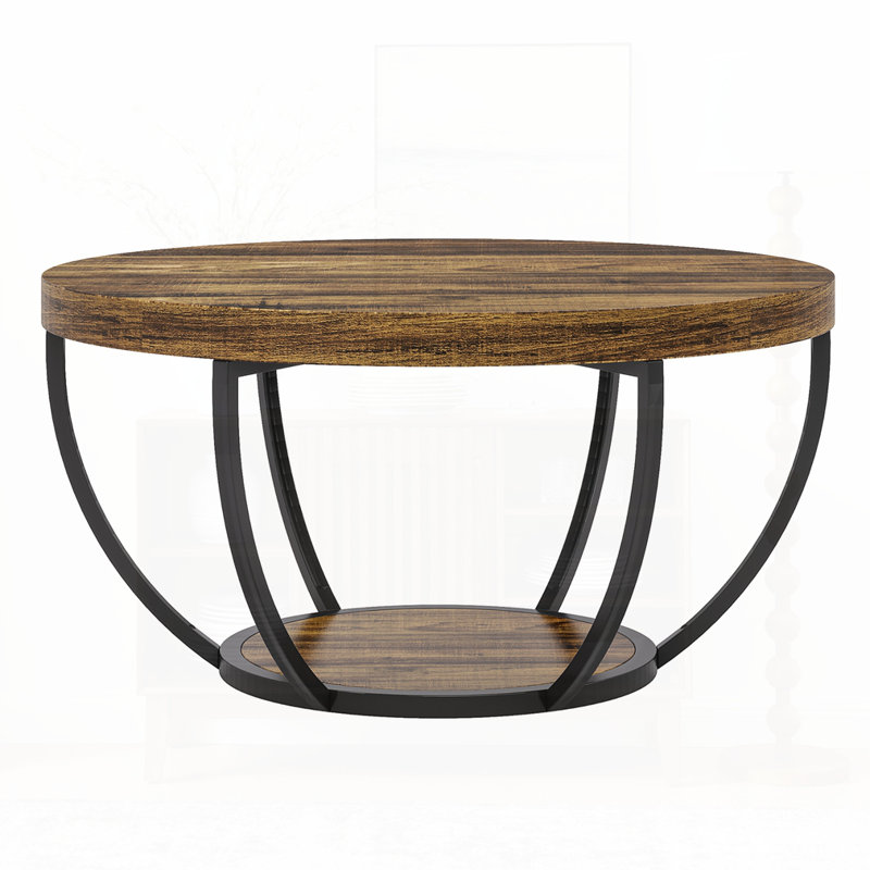 Table basse moderne Modern, Noyer