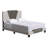 Tuscany Upholstered Geometric Linen Platform Bed Frame with Adjustable Height Headboard, Requires Box Spring- Boyd Sleep-904157149-844732194