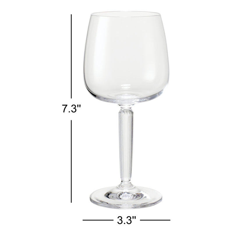Hammershøi White Wine Glass, Green, 11.8 oz.