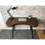 Casto Curved Solid Wood Writing Desk