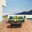 Barcelo 5 Piece Rattan Sofa Set with Cushions-347382056