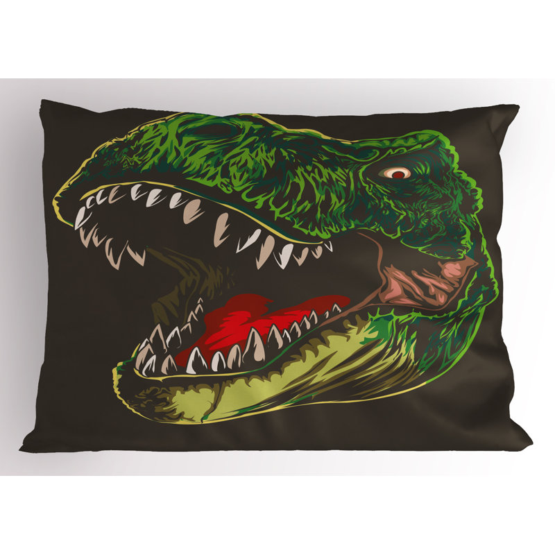 Ensemble de 2 taies décoratives Ambesonne Dinosaur, H 20 po x l 26 po