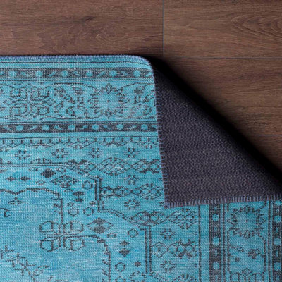 Soft and Durable Hall Carpet, 100% Polyester, 29.5 x 59.1 inches | 1850 g/m² Density, 0.16 inches Pile Height | Recycled Poly Cotton Underside, Machine Washable at 30°C | Ideal for Entryways and Living Spaces