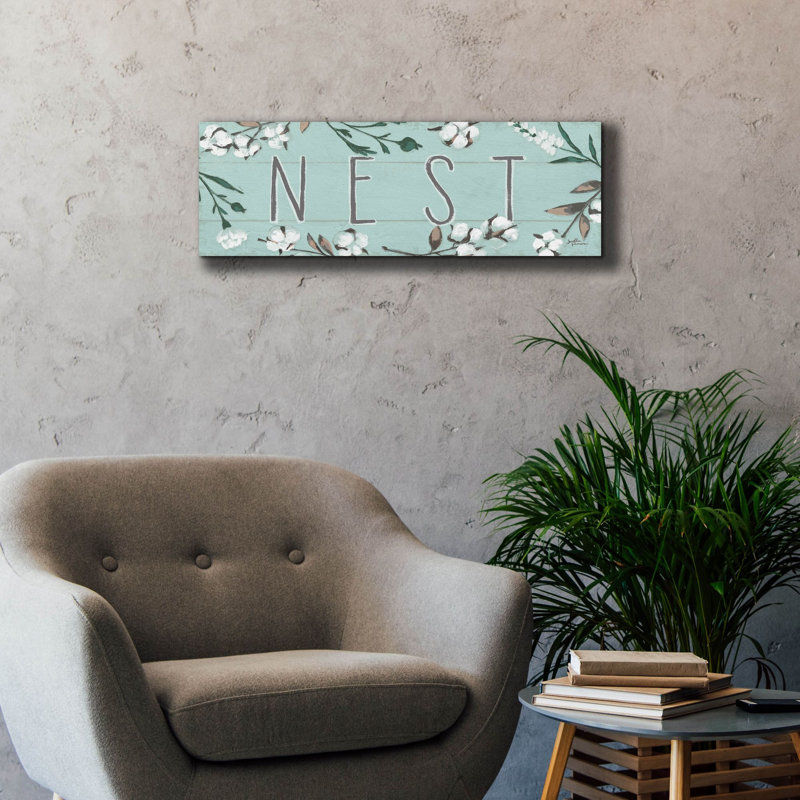 «Blessed 11 Mint» par Janelle Penner, art mural sur toile, H 12 po x l 36 po x P 0,75 po