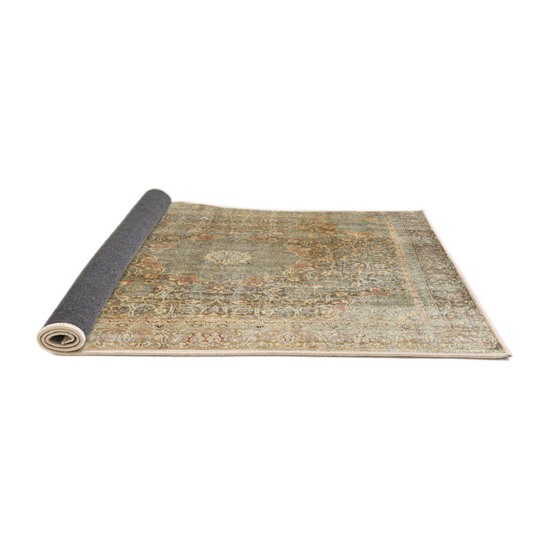 Tapis oriental beige / brun / bleu Antonella, Rond 3 pi