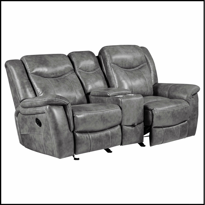 Carmen Cool Motion Loveseat With Storage, Dual Reclining, And Gel Memory Foam For Ultimate Comfort And Practicality