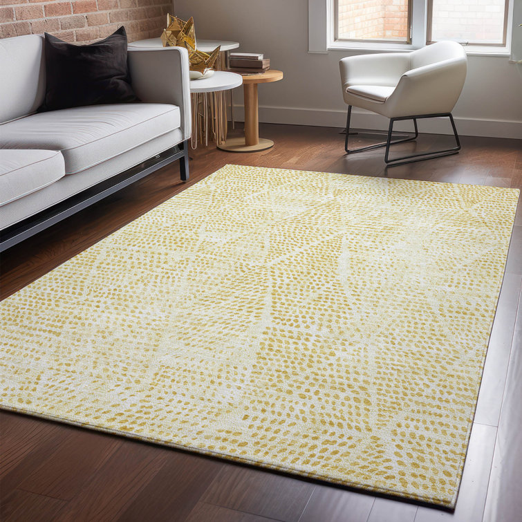 Premium Machine Washable Cerrito AMF591 Wheat Rug