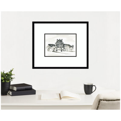 Postcard Paris by Teju Reval Framed Wall Art Print