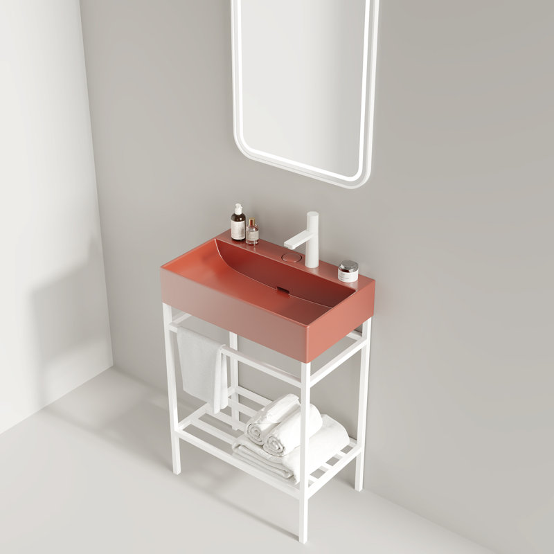 Meuble-lavabo flottant mural avec lavabo Makinzie