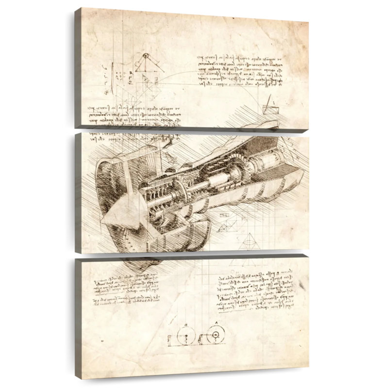 Engine Turbine, 57" H x 36" W