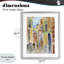 Calles de Madrid, reproduction d'art sous verre encadrée, design par June Erica Vess-988154461-988154463