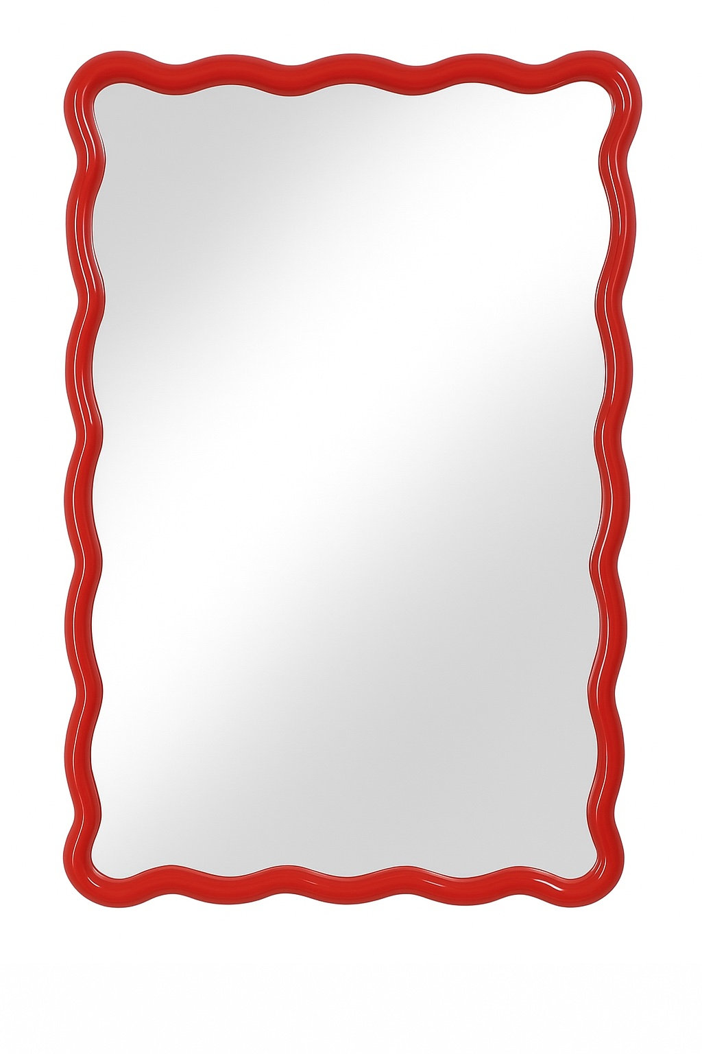 Allurine Mirror, Red