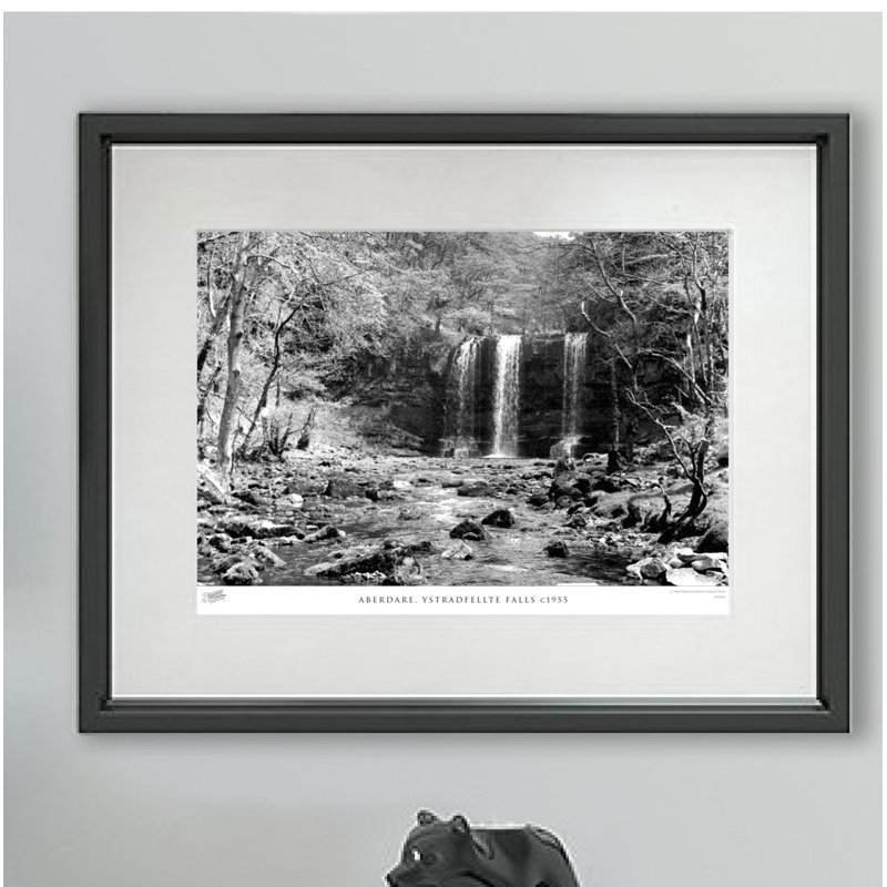 Aberdare, Ystradfellte Falls C1955 by Francis Frith - Single Picture Frame Print, 40cm H x 50cm W x 2.3cm D