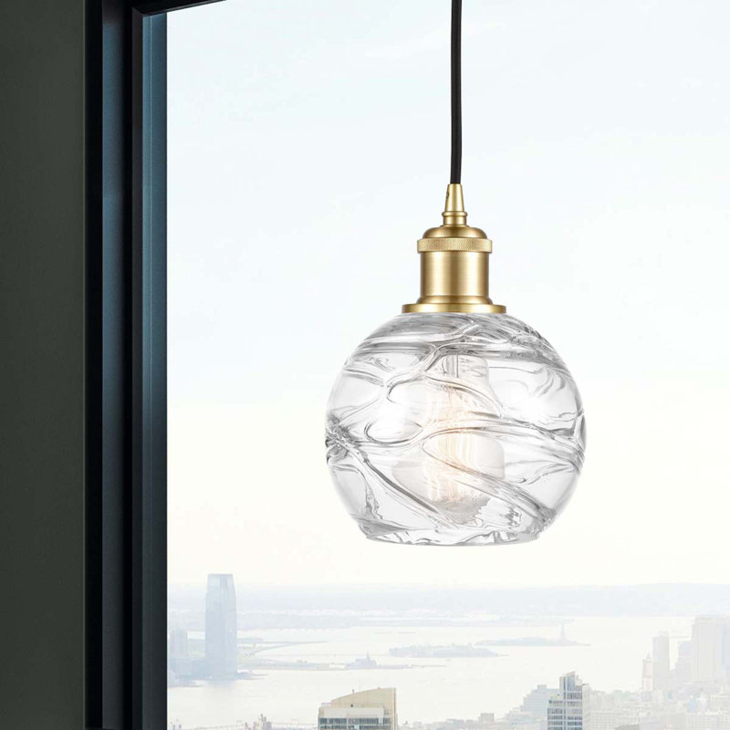 Aanya 1 - Light Single Pendant, No Bulb Included, Satin Gold