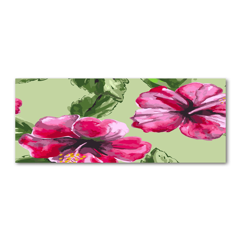 Hawaiian Flowers - Wrapped Canvas Print