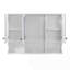 Armoire à pharmacie à miroir 41 pouces avec tablettes ouvertes-1886808981