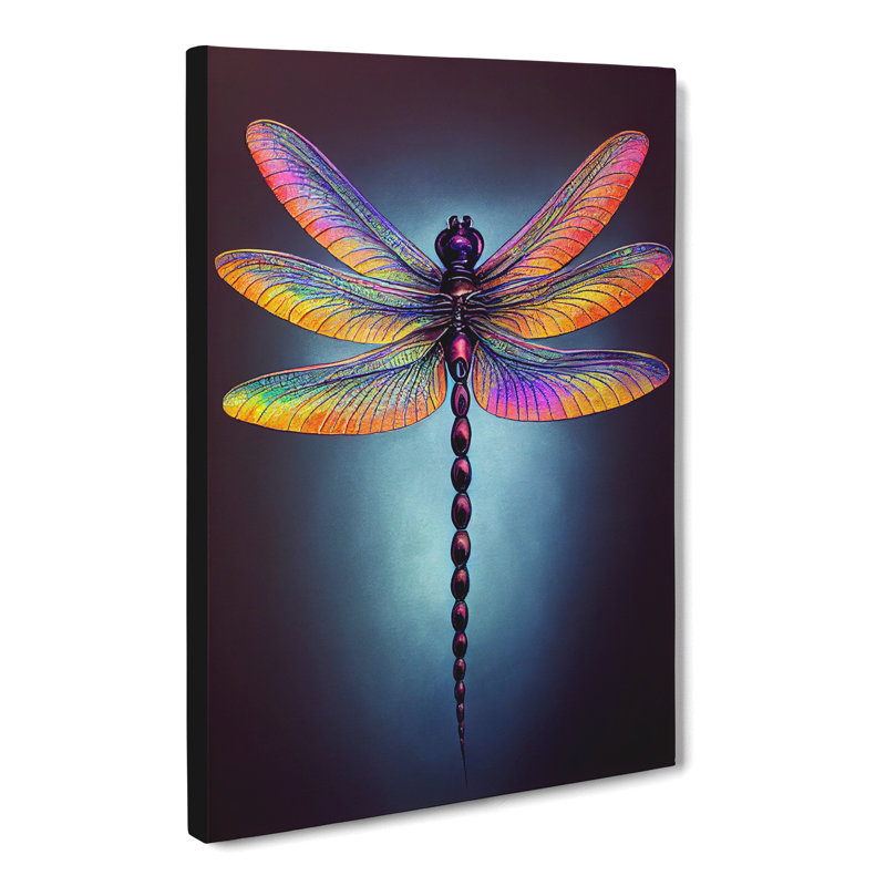 Erler Dragonfly Airbrush - Wrapped Canvas, 50cm H x 35cm W x 3cm D