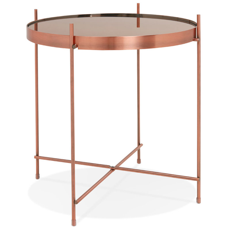 Windrim End Table, Copper