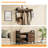Wood 5-In-1 Hall Tree With Shoe Bench, Coat Rack, Hooks, Drawers & Top Shelf –Modern Farmhouse Entryway Organizer For Mudroom Or Foyer-1593179588