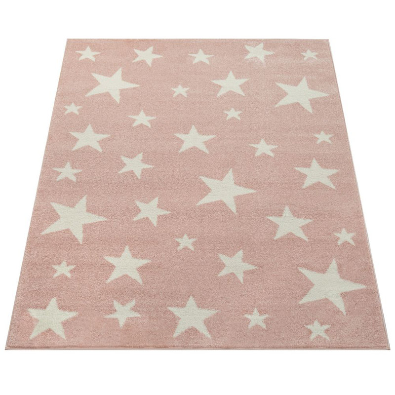 Liberatore Rectangle Geometric Machine Woven Polypropylene Rug, Rectangle 6'7" x 9'2"