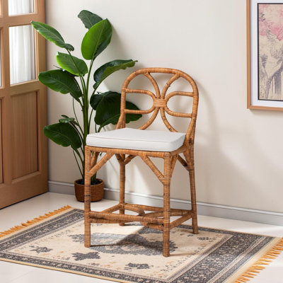 Jada Natural Rattan Counter Stool