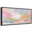 Doux pastel abstrait paysage coulant rêve moderne décoration murale pour le salon chambre à coucher encadrée toile chambre principale, reproduction d'art-126348465-126348466