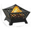 Annarama Square Steel Wood Burning Smokeless Fire Pit