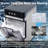 Professional Nugget Ice Maker Countertop ，36LBS/24Hrs ，Chewable Pellet Ice Machine with Self-Cleaning, 