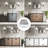 80 In. White Bath Vanity - Soft Close, Adequate Cabinet & Storage Space Unit Copious-1193263037-1193263036