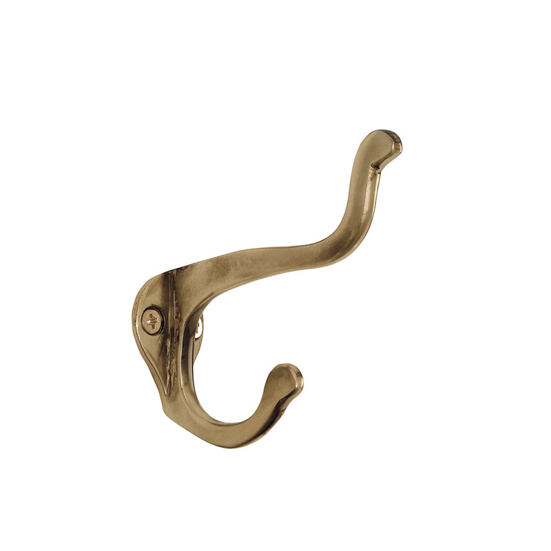 Nostalgic Warehouse Schoolhouse Coat Hook, Antique Brass