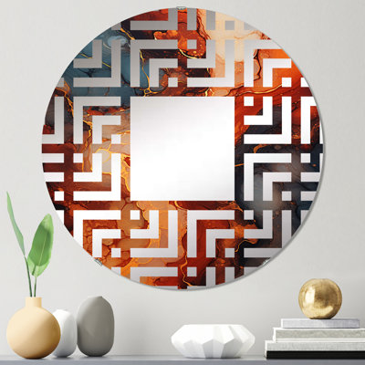 Miroir décoratif Fiery Flame I - Maze en fusion MIR107777 C
