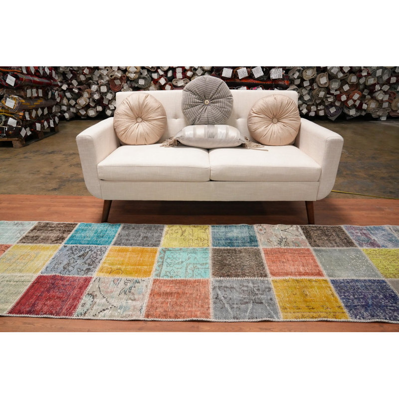 Tapis patiné moderne patiné 3 x 10