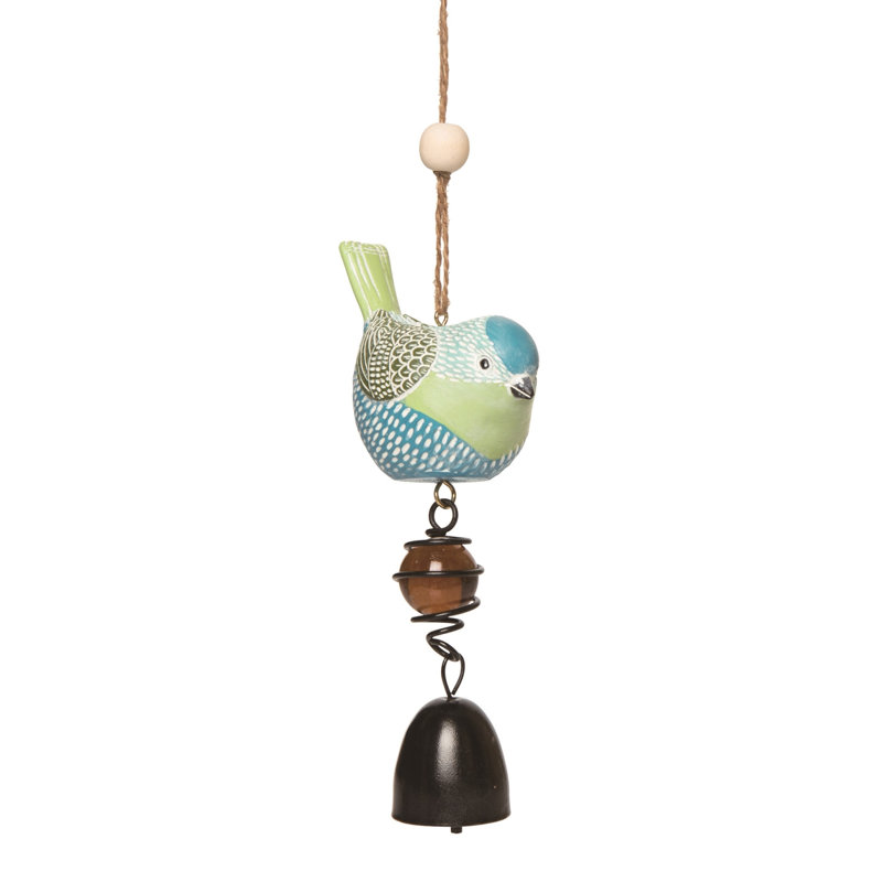 Cloche d'oiseau en résine Transpac