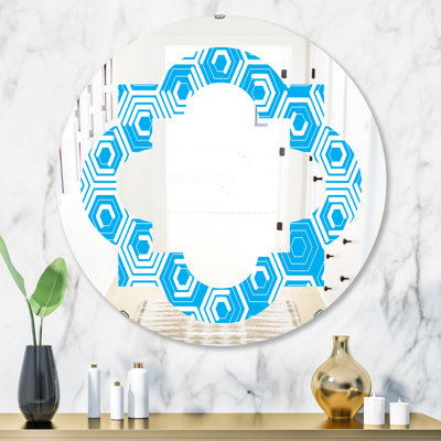 Miroir mural Hexagon